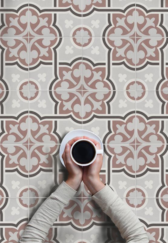 La Madeleine Flow marron 20x20