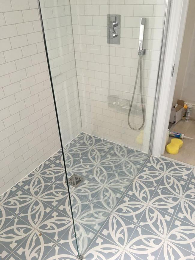 La Madeleine Zelie Bleu 20X20