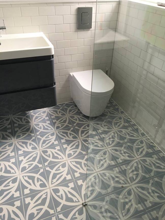 La Madeleine Zelie Bleu 20X20