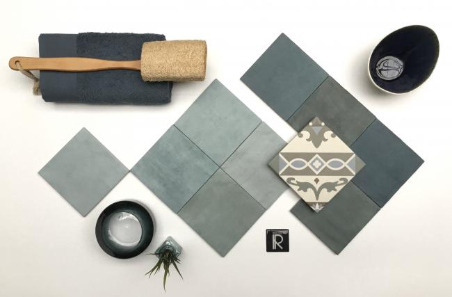 MOODBOARD MARINE & BLUE LUMIERE 14X14 MAT